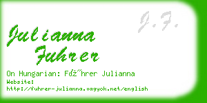 julianna fuhrer business card